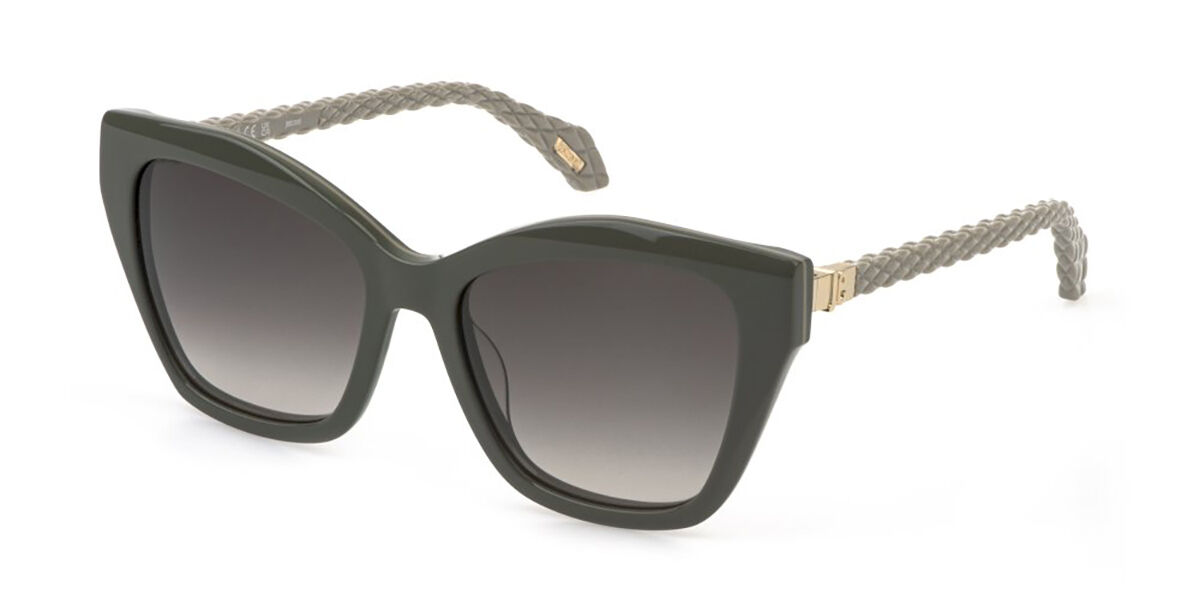 Just Cavalli SJC175 06NT, Green frame, Smoke Grey Gradient lenses