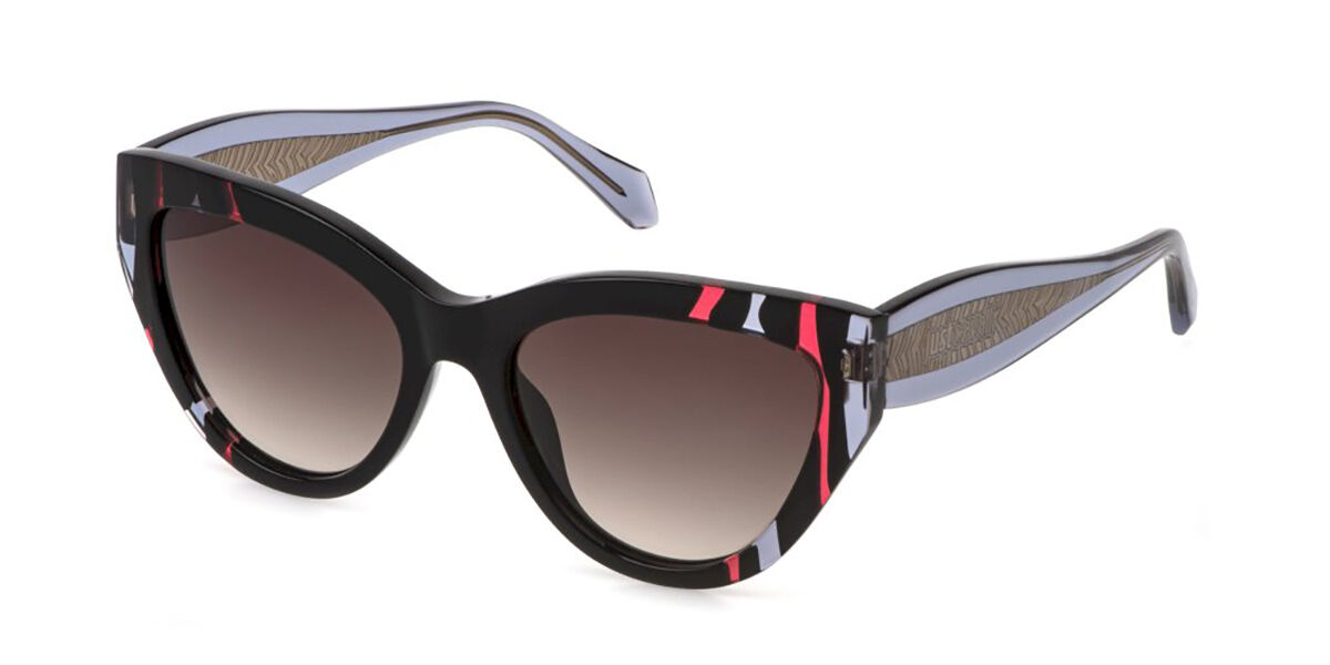 Just Cavalli SJC193V 700Y, Black frame, Brown Gradient Pink lenses