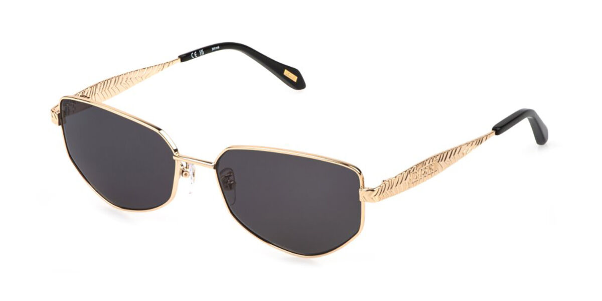Just Cavalli SJC200 0300, Gold frame, Smoke Grey lenses