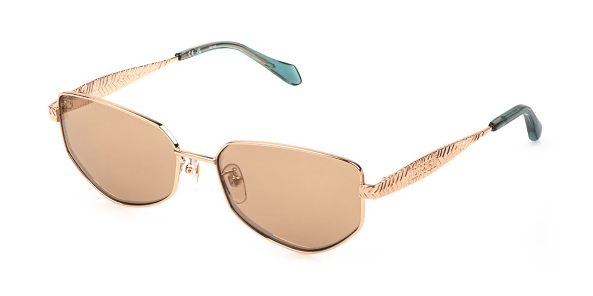 Just Cavalli SJC200 8FCG, Gold frame, Camel Brown lenses