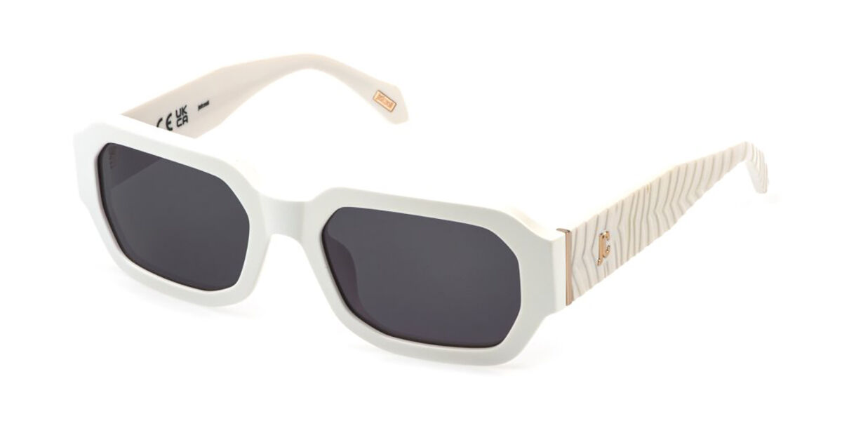 Just Cavalli SJC203 06Y1, White frame, Smoke Grey lenses