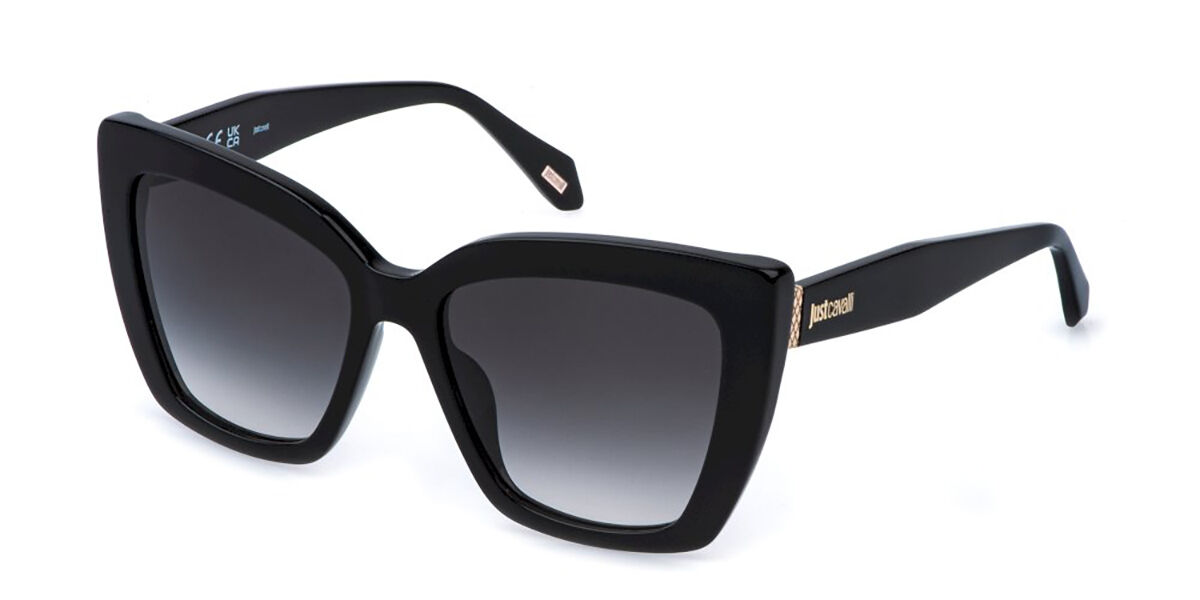 Just Cavalli SJC174 0700, Black frame, Smoke Grey Gradient lenses