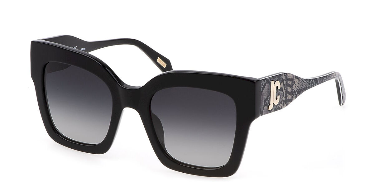 Just Cavalli SJC019 0700, Black frame, Gradient Grey lenses