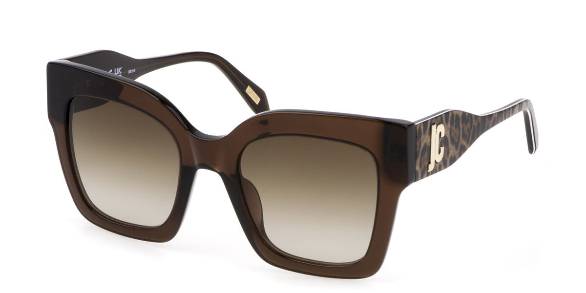 Just Cavalli SJC019 0AAK, Brown frame, Brown lenses