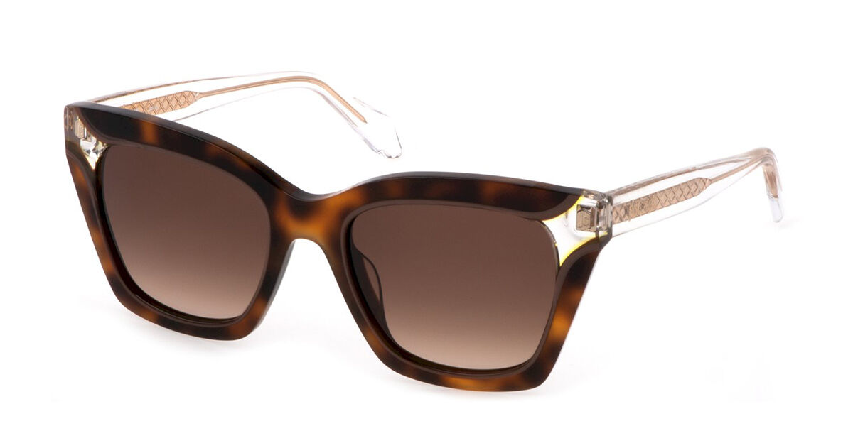 Just Cavalli SJC024V 09AJ, Tortoiseshell frame, Brown lenses