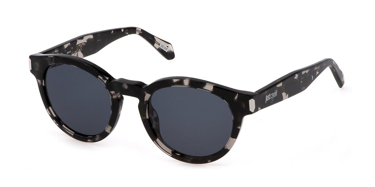 Just Cavalli SJC025 0809, Tortoiseshell frame, Blue lenses