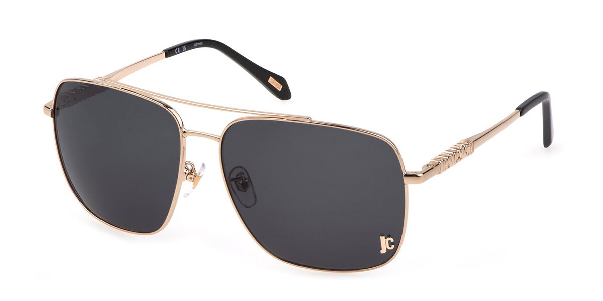 Just Cavalli SJC030 0349, Gold frame, Grey lenses