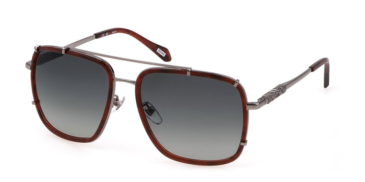 Just Cavalli SJC030V 09JC, Tortoiseshell frame, Gradient Grey lenses