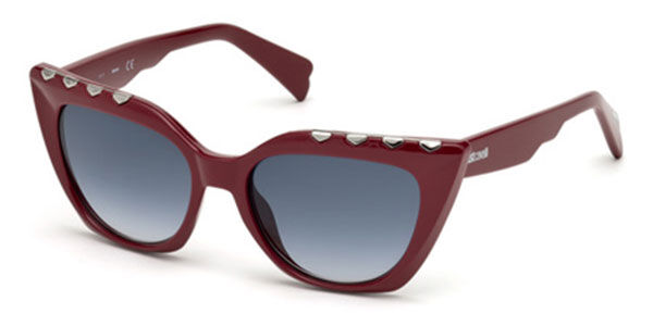 Just Cavalli JC 821S 69B, Burgundy frame, Grey lenses
