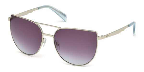 Just Cavalli JC 829S 16W, Silver frame, Blue lenses