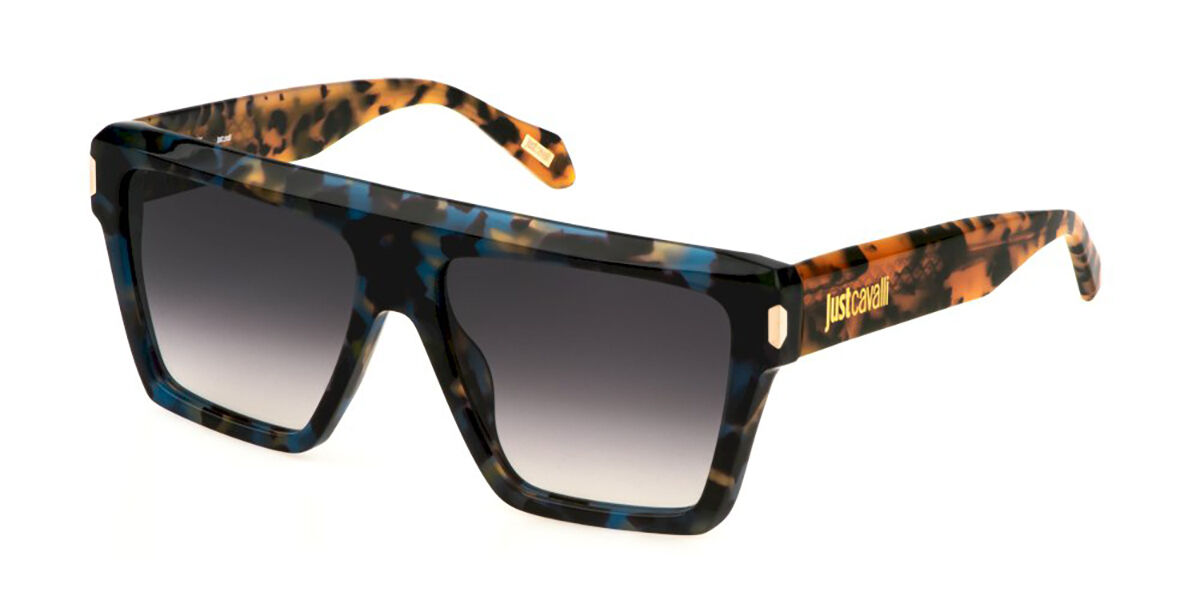 Just Cavalli SJC032 09UV, Tortoiseshell frame, Gradient Smoke Grey lenses