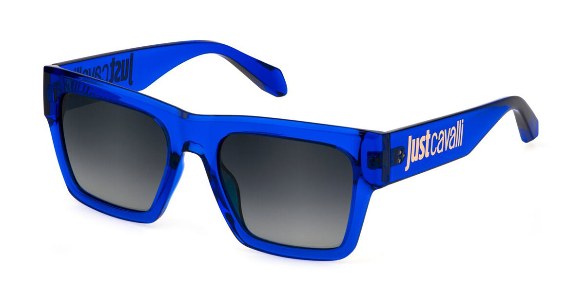 Just Cavalli SJC038 06NA, Blue frame, Gradient Grey lenses