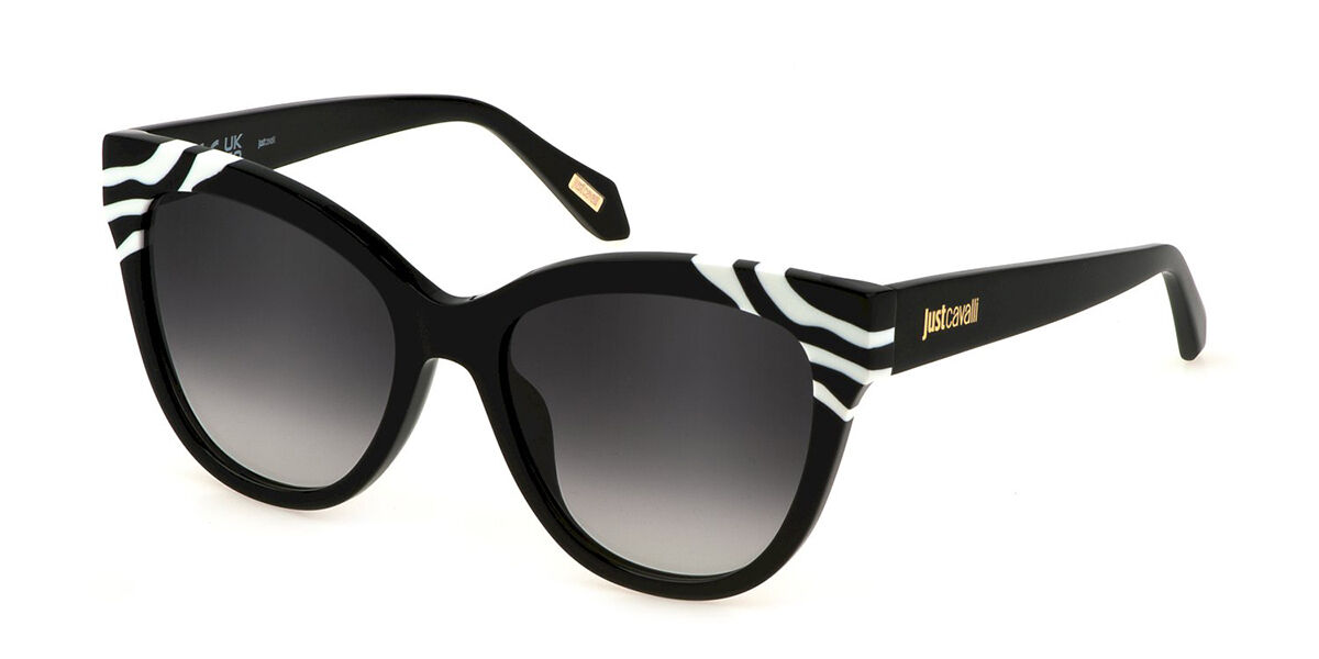 Just Cavalli SJC043V 0981, Black frame, Gradient Grey lenses