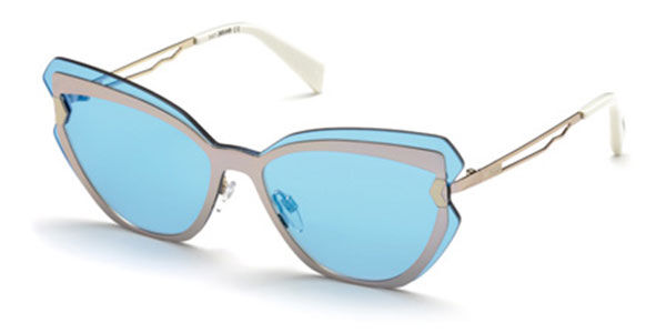 Just Cavalli JC 833S 84X, Pink frame, Blue lenses