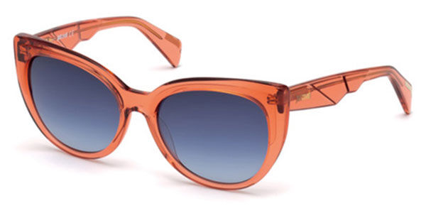 Just Cavalli JC 836S 66W, Orange frame, Blue lenses