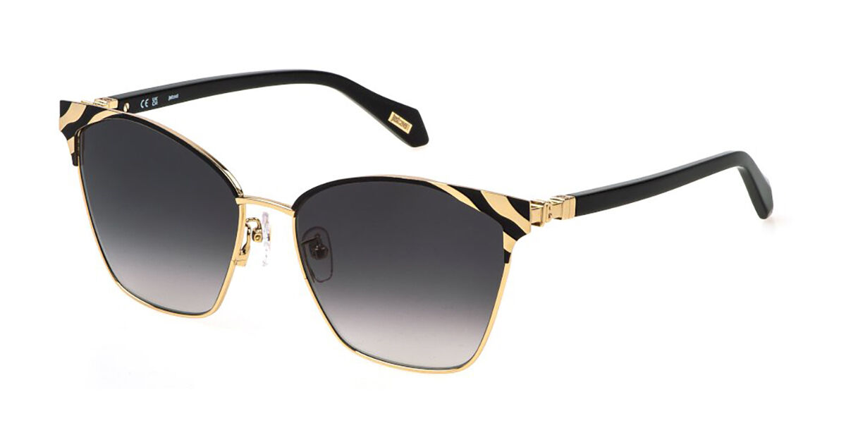 Just Cavalli SJC093 0301, Gold frame, Gradient Smoke Grey lenses