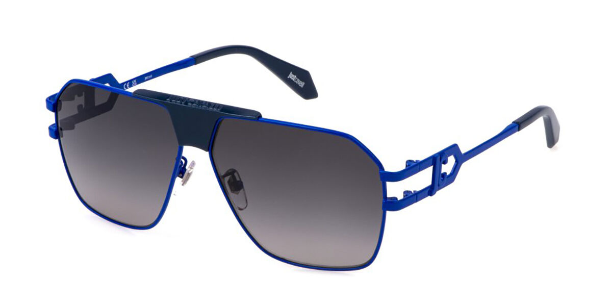 Just Cavalli SJC094 01HR, Blue frame, Gradient Smoke Grey lenses
