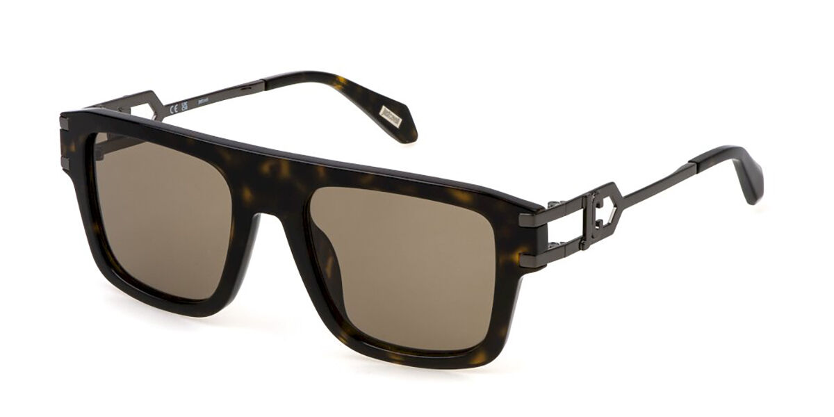 Just Cavalli SJC096 0722, Tortoiseshell frame, Brown lenses