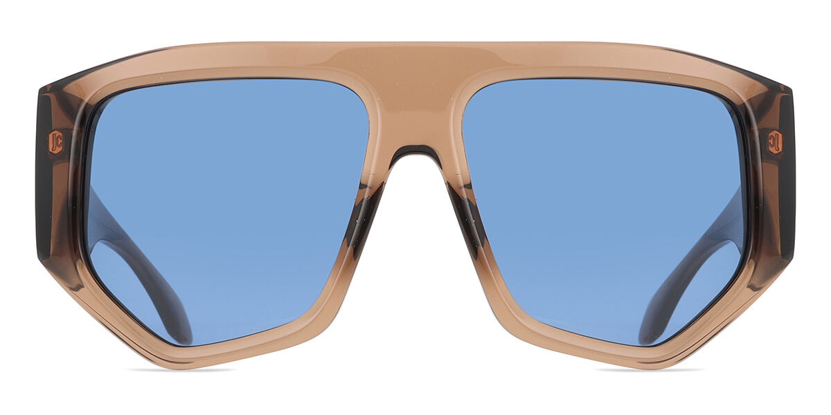 Just Cavalli SJC097 0805, Brown frame, Blue lenses