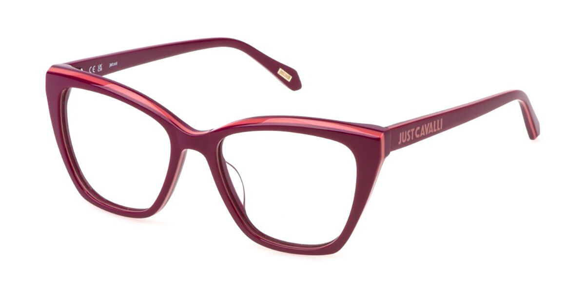 Just Cavalli VJC084V 0ANF, Burgundy frame