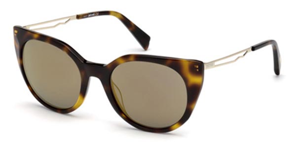 Just Cavalli JC 842S 52G, Tortoiseshell frame, Brown lenses