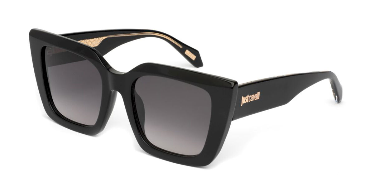 Just Cavalli SJC099 0700, Black frame, Gradient Smoke Grey lenses