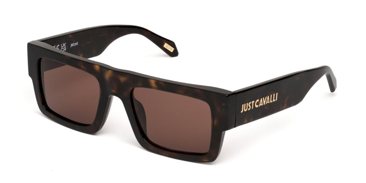 Just Cavalli SJC103 0722, Tortoiseshell frame, Brown lenses