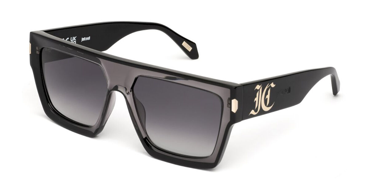 Just Cavalli SJC107V 04GT, Grey frame, Gradient Smoke Grey lenses