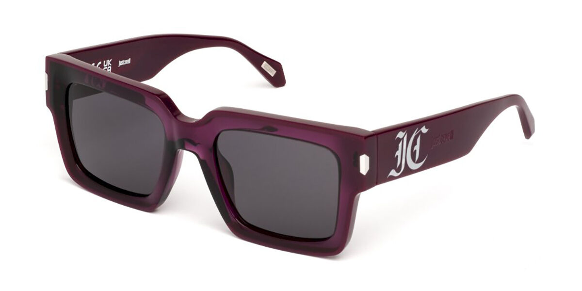 Just Cavalli SJC108V 0887, Purple frame, Smoke Grey lenses