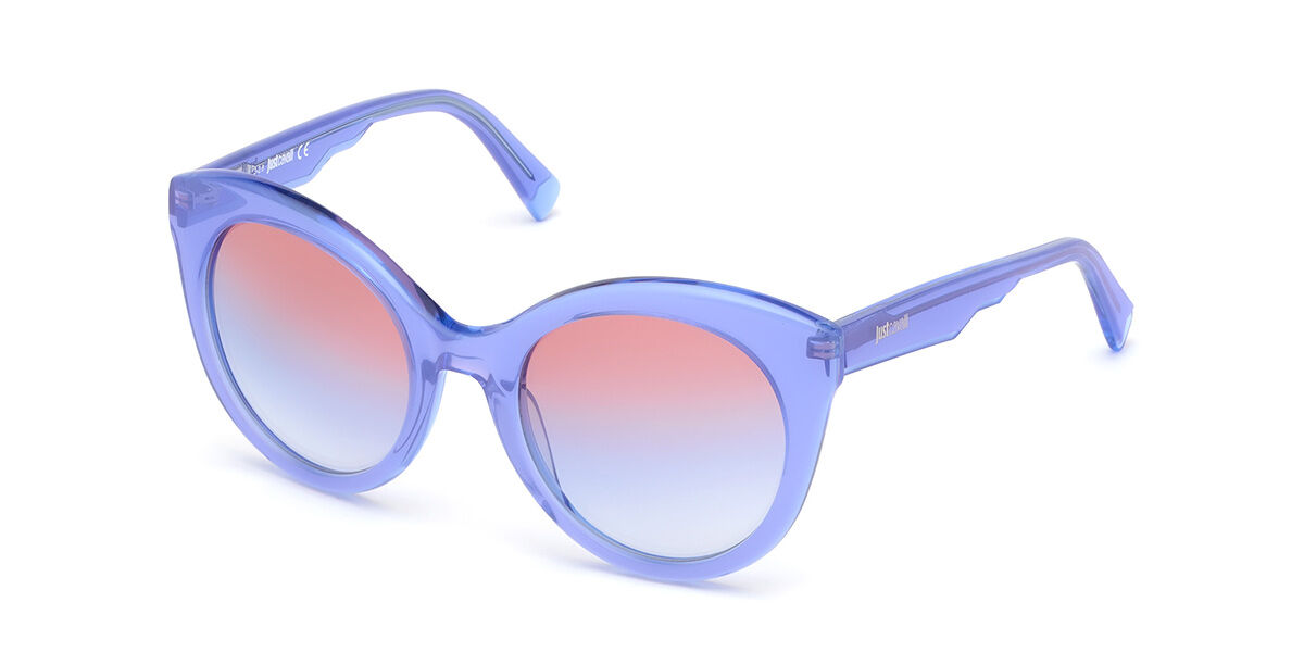 Just Cavalli JC 911S 86Z, Blue frame, Pink Mirror lenses