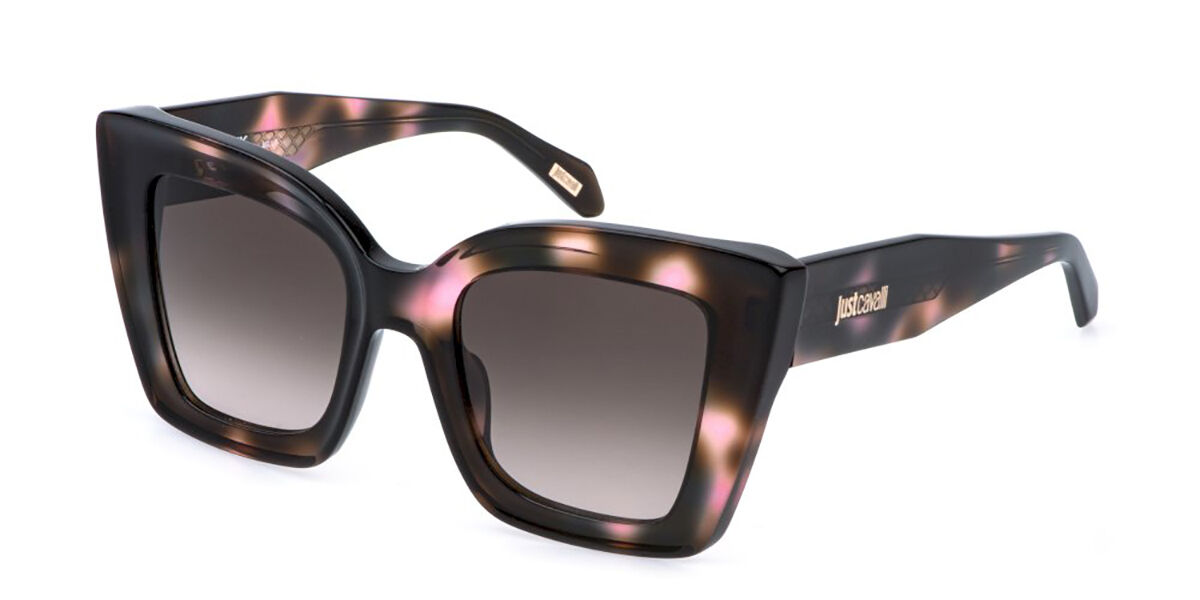 Just Cavalli SJC142 01GQ, Tortoiseshell frame, Brown Gradient Pink lenses