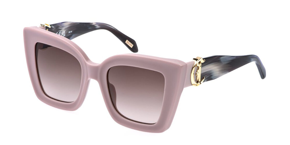 Just Cavalli SJC142V 0816, Pink frame, Brown Gradient lenses
