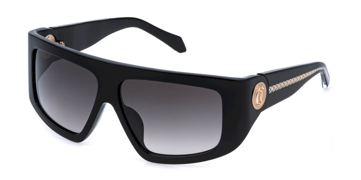 Just Cavalli SJC145 0700, Black frame, Smoke Gradient Smoke lenses