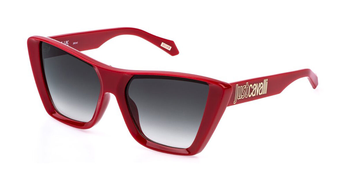 Just Cavalli SJC146 06XX, Red frame, Smoke Gradient lenses