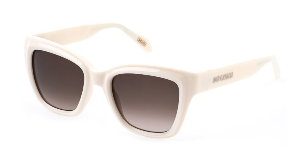 Just Cavalli SJC148 0CC3, White frame, Brown Gradient lenses