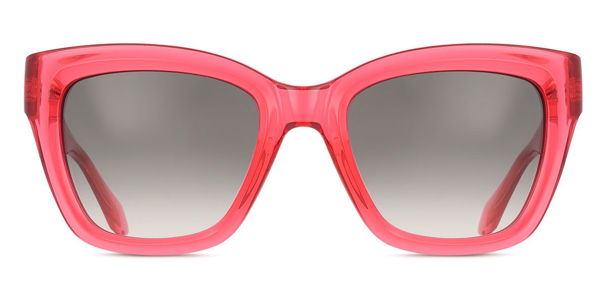 Just Cavalli SJC148 0AFD, Red frame, Smoke Gradient lenses