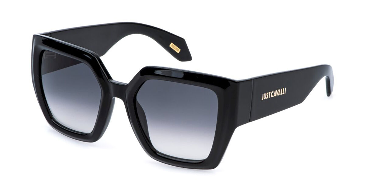 Just Cavalli SJC149 0Z42, Black frame, Smoke Gradient lenses