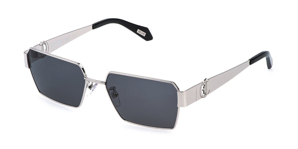 Just Cavalli SJC153 0579, Silver frame, Smoke Grey lenses