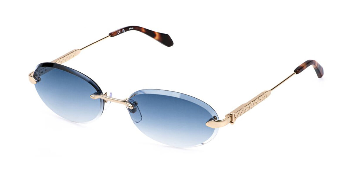Just Cavalli SJC155 300Q, Gold frame, Blue Gradient Blue lenses