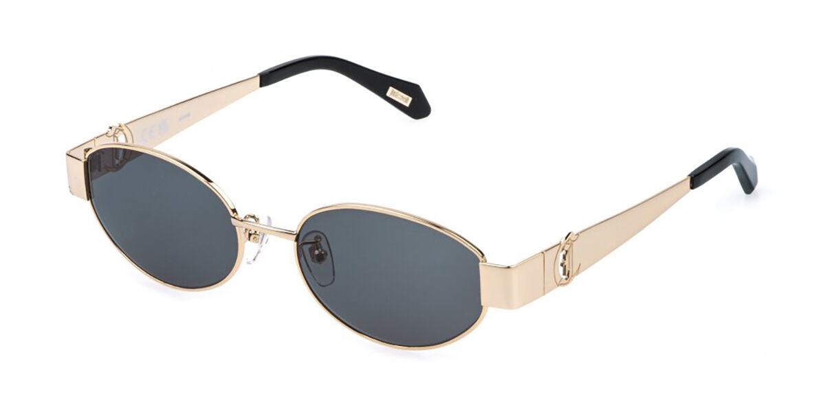 Just Cavalli SJC152 08FC, Gold frame, Smoke Grey lenses