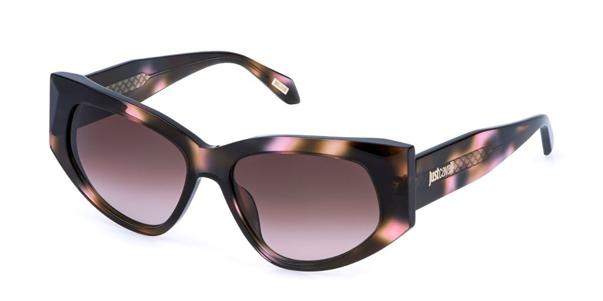 Just Cavalli SJC169 01GQ, Tortoiseshell frame, Brown Gradient Brown lenses