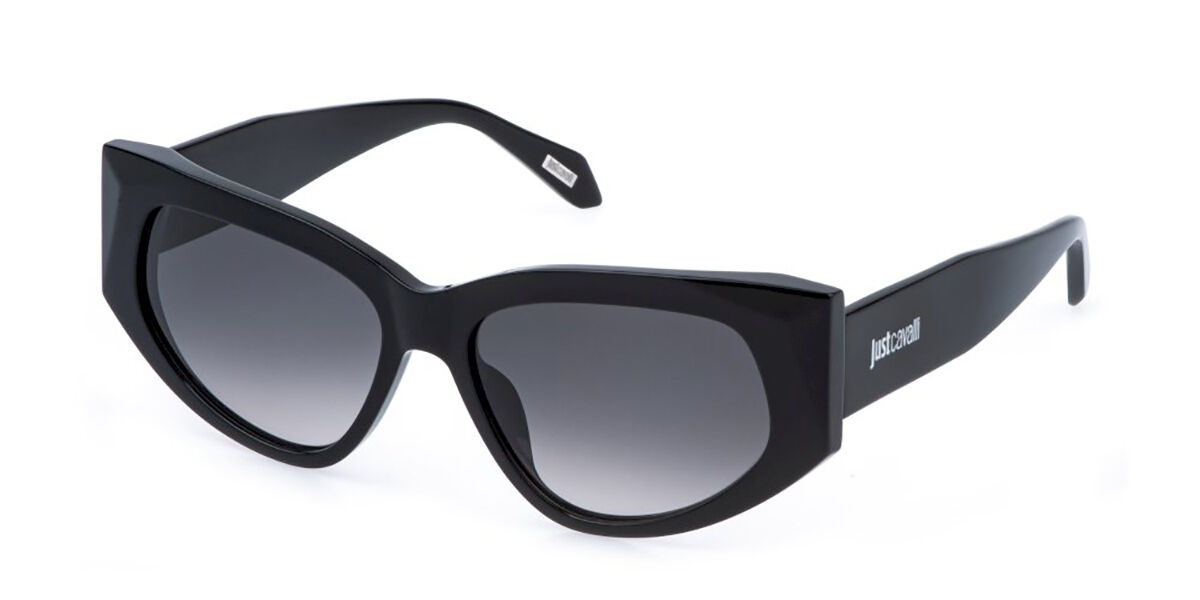 Just Cavalli SJC169 0700, Black frame, Gradient Smoke Grey lenses