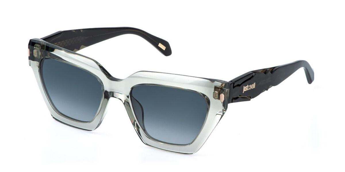 Just Cavalli SJC171 09RM, Green frame, Smoke Gradient Smoke Grey lenses
