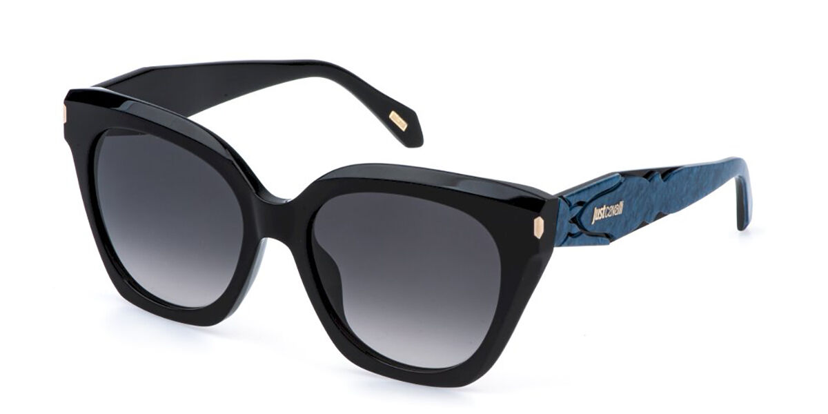 Just Cavalli SJC172 700Y, Black frame, Gradient Smoke Grey lenses
