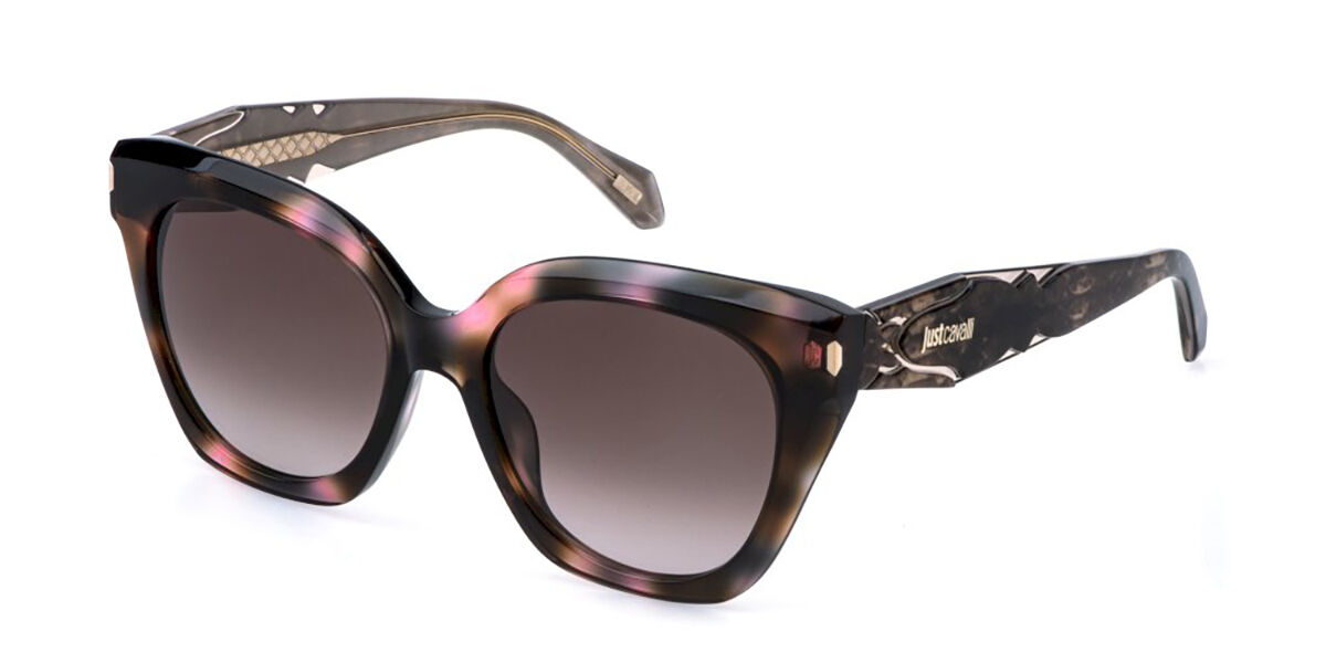 Just Cavalli SJC172 01GQ, Tortoiseshell frame, Brown Gradient Brown lenses