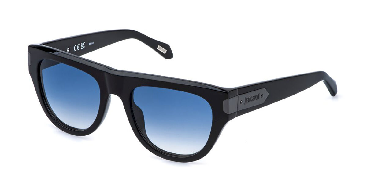 Just Cavalli SJC178V 700Y, Black frame, Gradient Blue lenses