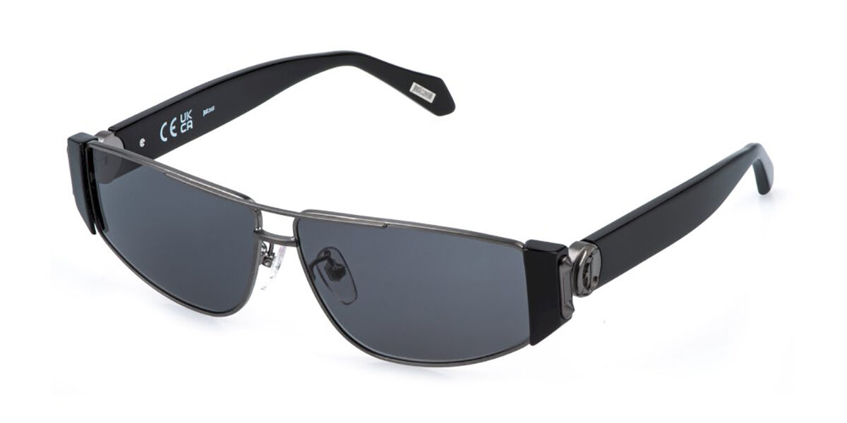 Just Cavalli SJC179 P8AF, Silver frame, Gradient Smoke Grey lenses