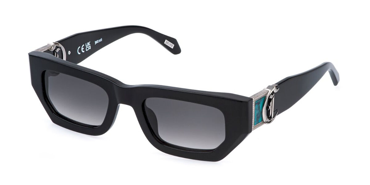 Just Cavalli SJC170V 700Y, Black frame, Smoke Gradient Grey lenses