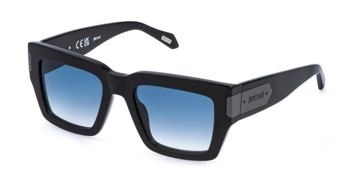 Just Cavalli SJC177V 700Y, Black frame, Blue Gradient lenses