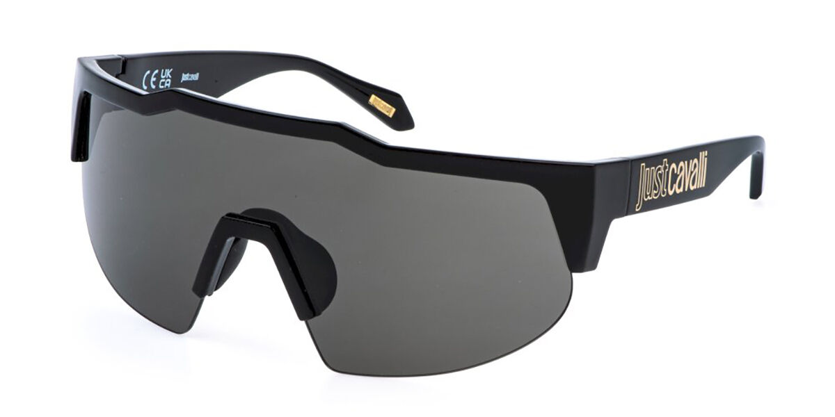 Just Cavalli SJC154 0Z42, Black frame, Smoke lenses